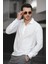 Zanio Slim Fit Yarım Pat Gömlek Yaka Erkek Gömlek 1