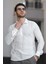 Zanio Slim Fit Yarım Pat Gömlek Yaka Erkek Gömlek 2