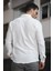 Zanio Slim Fit Yarım Pat Gömlek Yaka Erkek Gömlek 4