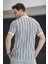 Bring Some Baskılı Çizgili Slim Fit Likralı Erkek Tshirt 4
