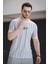 Bring Some Baskılı Çizgili Slim Fit Likralı Erkek Tshirt 1