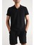 Erkek Polo Yaka Fitilli Kumaş Tshirt 1