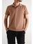 Erkek Polo Yaka Fitilli Kumaş Tshirt 1