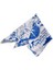 La Pescara Beyaz - Mavi Denizci Motif Fular Bandana 55-55 cm KDNF26 2