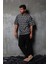 R-5732 Bisiklet Yaka Desenli Arma Detaylı Örme T-Shirt 4