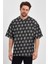 R-5732 Bisiklet Yaka Desenli Arma Detaylı Örme T-Shirt 5
