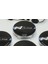 Hyundai N Line Logo Gümüş Siyah Jant Göbeği Kapak Seti 60MM 4