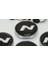 Hyundai N Line Logo Jant Göbeği Gümüş Siyah Kapak Seti 60MM 3