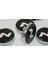 Hyundai N Line Logo Jant Göbeği Gümüş Siyah Kapak Seti 60MM 4