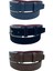 3'lü Set Çocuk Boy Suni Deri 3 Cm.lik Garson Klasik Kemer - Siyah Lacivert Kahve - G3S-23HZ 2