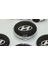 Hyundai Jant Göbeği Gümüş Kapak Seti 60MM 2