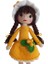 Sarı Kikona Çiçeği Bebek Amigurumi Organik Oyuncak 2