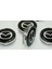 Mazda Jant Göbeği Gümüş Siyah Kapak Seti 60MM 5