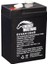 6 Volt 4 Amper Akü Orbus-Mustang 70*48*101 MM.-568 Gram 2