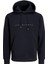 Hood Star Erkek Siyah Kapüşonlu Sweatshirt 4
