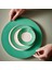Chique Yeşil Porselen Pasta Tabağı 17 cm 3
