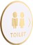 Banyo Işareti Erkek ve Kadın Banyo Çıkartmaları Duvar Dekor Tuvalet Kapısı B (Yurt Dışından) 1