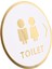 Banyo Işareti Erkek ve Kadın Banyo Çıkartmaları Duvar Dekor Tuvalet Kapısı B (Yurt Dışından) 3