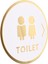 Banyo Işareti Erkek ve Kadın Banyo Çıkartmaları Duvar Dekor Tuvalet Kapısı B (Yurt Dışından) 5