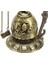 Masaüstü Feng Shui Vintage Ejderha Fengshui Bell Tibet Bahçe Süsleri Masa Balık (Yurt Dışından) 4