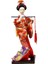 Japon Kimono Geisha Bebek Ulusal Tarzı Asya Geisha Masaüstü Bar Dekoru ile Flüt ile Kırmızı (Yurt Dışından) 2