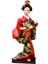 11 Inç Japon Kimono Geisha Bebek Bar Insansı Kız Heykel Reçine Süslemesi Kırmızı (Yurt Dışından) 2