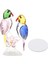 Kristal Parrot Heykel Kuşu Heykelcik Masa Merkezinde Dekor Pembe (Yurt Dışından) 1