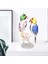 Kristal Parrot Heykel Kuşu Heykelcik Masa Merkezinde Dekor Pembe (Yurt Dışından) 5