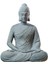 Reçine Balık Tankı Buda Oturma Heykeli Ev Dekoru, 9X6X11.3CM Benzersiz Manzara A (Yurt Dışından) 1