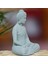 Reçine Balık Tankı Buda Oturma Heykeli Ev Dekoru, 9X6X11.3CM Benzersiz Manzara A (Yurt Dışından) 5