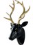 Nordic Deer Head Heykelı Mount Heykelı Ev Dekor Süsleri Altın (Yurt Dışından) 1