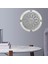 Şık Shabby Yuvarlak Metal Dekor Içi Aksanları, Evi (Yurt Dışından) 2