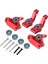 Ön Tekerlek Direksiyon Blokları Metal Arka Akslar 1/10 Traxxas 2WD Slash Stampede Rustler Parçaları (Yurt Dışından) 1