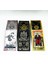 1 Güverte Tarot Kartları Plastik Rider Waite Altın Siyah Su Geçirmez Dalış Dayanıklı Oracle Kitap Kılavuzu ile L720 Oocy (Yurt Dışından) 5