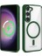 Samsung Galaxy S23 Kılıf Kamera Çıkıntılı Magsafe Wireless Şarj Özellikli Ege Kapak Yeşil 1