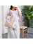 Sıradan Oxford Bezi Sırt Çantası Omuz Çantası Kolaj Açık Day Pack Bej (Yurt Dışından) 3