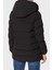 Regular Fit Rüzgar ve Isı Kaybı Korumalı Çıkarılabilir Kapüşonlu Uzun Mont Bayan Mont 6LTK09 TN5VZ 0200 2