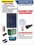 Solar Aydınlatma Seti- 55 Watt Panel - 24 Amper Jel Akü 1