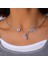 Işıltılı Rhinestone Açık Gerdanlık Kolye Dekoratif Kızlar Lüks (Yurt Dışından) 2