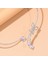 Işıltılı Rhinestone Açık Gerdanlık Kolye Dekoratif Kızlar Lüks (Yurt Dışından) 5