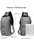 Ozuko 9283 Men Outdoor Anti-Theft Chest Bag (Black+White) (Yurt Dışından) 4