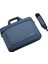 Oumantu 030 Taşınabilir 15 Inç Laptop Çantası Deri Çanta (Sapphire Blue) (Yurt Dışından) 2
