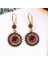 2 Pairs Ethnic Sun Flower Style Rhinestone Earrings (Style2) (Yurt Dışından) 1