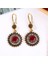2 Pairs Ethnic Sun Flower Style Rhinestone Earrings (Style2) (Yurt Dışından) 3