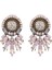 Düğün Renkli Charm Küpe (Light Pink) (Yurt Dışından) 4