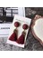 Women Fashion Vintage Vvet Ball Fringed Drop Earring (Pink) (Yurt Dışından) 5