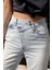 Kadın Çapraz Düğmeli Jeans 3