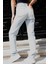 Kadın Çapraz Düğmeli Jeans 5