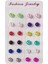 24PCS Çeşitli Boho Saplama Set Yuvarlak Top Damlı Küpe (Yurt Dışından) 2