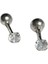 Stud Yıldönümü Için Zirkon 4mm Için Küpe (Yurt Dışından) 2
